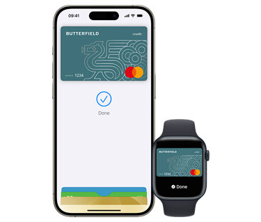 Paying is easy with Apple Pay