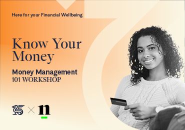 student learning about financial wellbeing