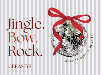 Jingle Bow Rock Creasey's store shopping image