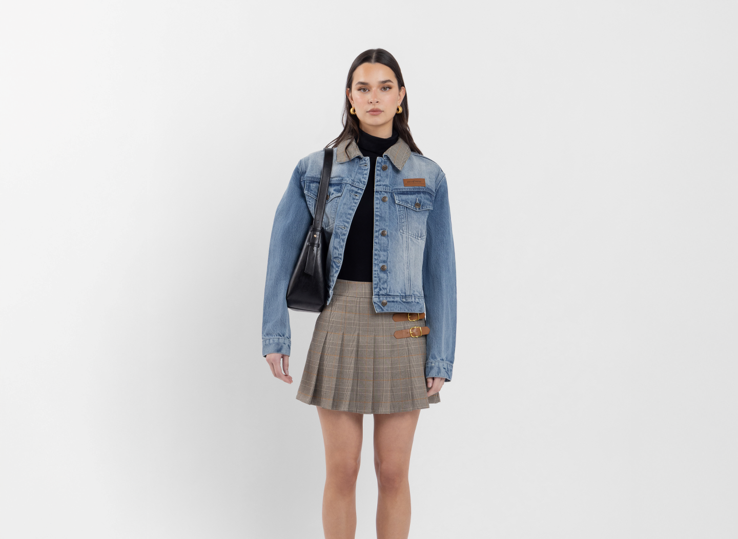 Person modeling clothing