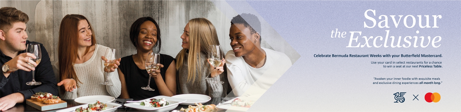 4 friends at a table sharing a meal 